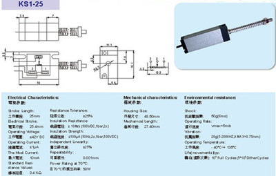 深度解析JASON力荐产品KS1-25弹簧回复线性位移传感器 应用优势与技术进化